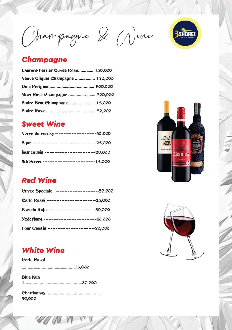 3Shores Lounge Menu - Page 10